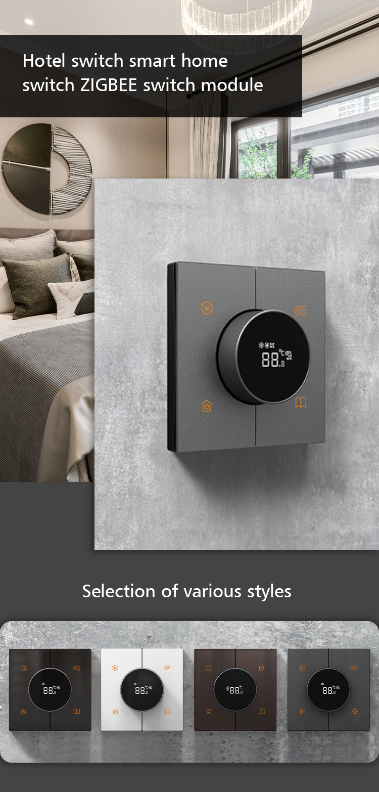 High Voltage 250V Home Smart Thermostat Zigbee 3.0 UK Standard