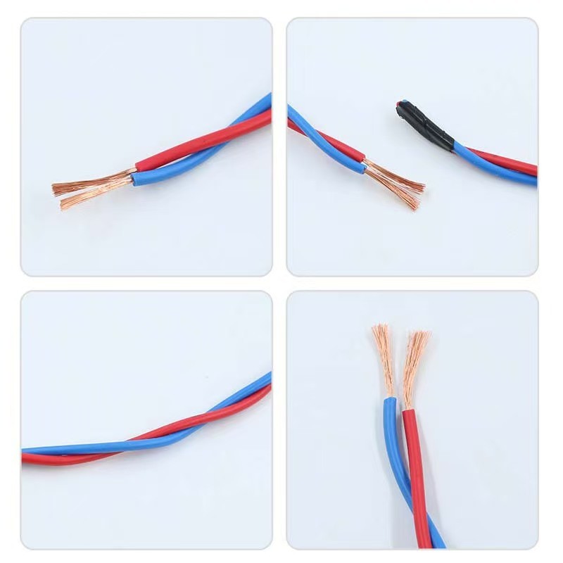 RVS Electric Wire 2X1.5 Fire-resistant PVC Insulated Twisted Copper for Networking