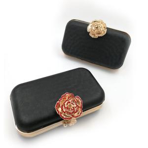China Gorgeous Stone Flower Bunch Box Clutch Frame Metal Clutch Frame wholesale