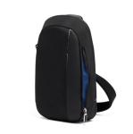 Black Stylish Waist Bag Pouch Shoulder Crossbody Chest Bag For Travel Gym