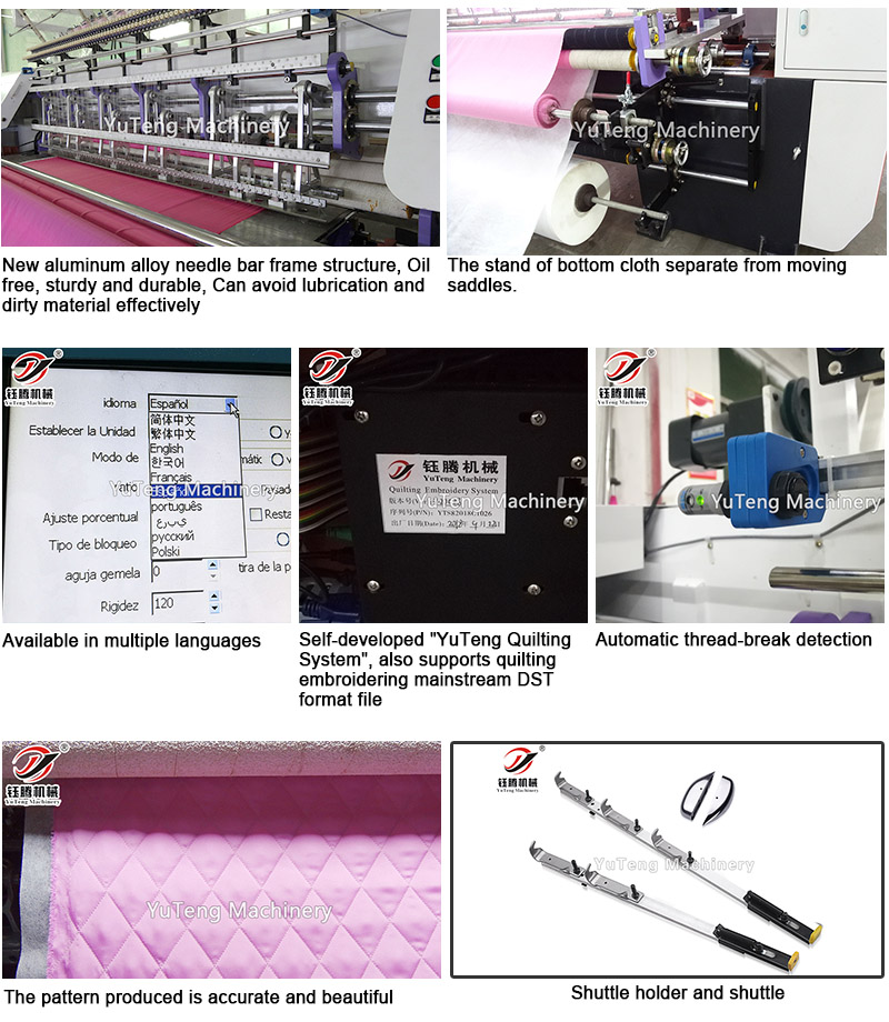 Lock Stitch Multi Needle Quilting Machine For Comforter Bed Cover Making Machine Industrial Quilting Machine