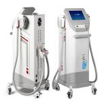 Hair Removal Skin Rejuvenation SHR IPL Beauty Machine 2000W With 2 Handles