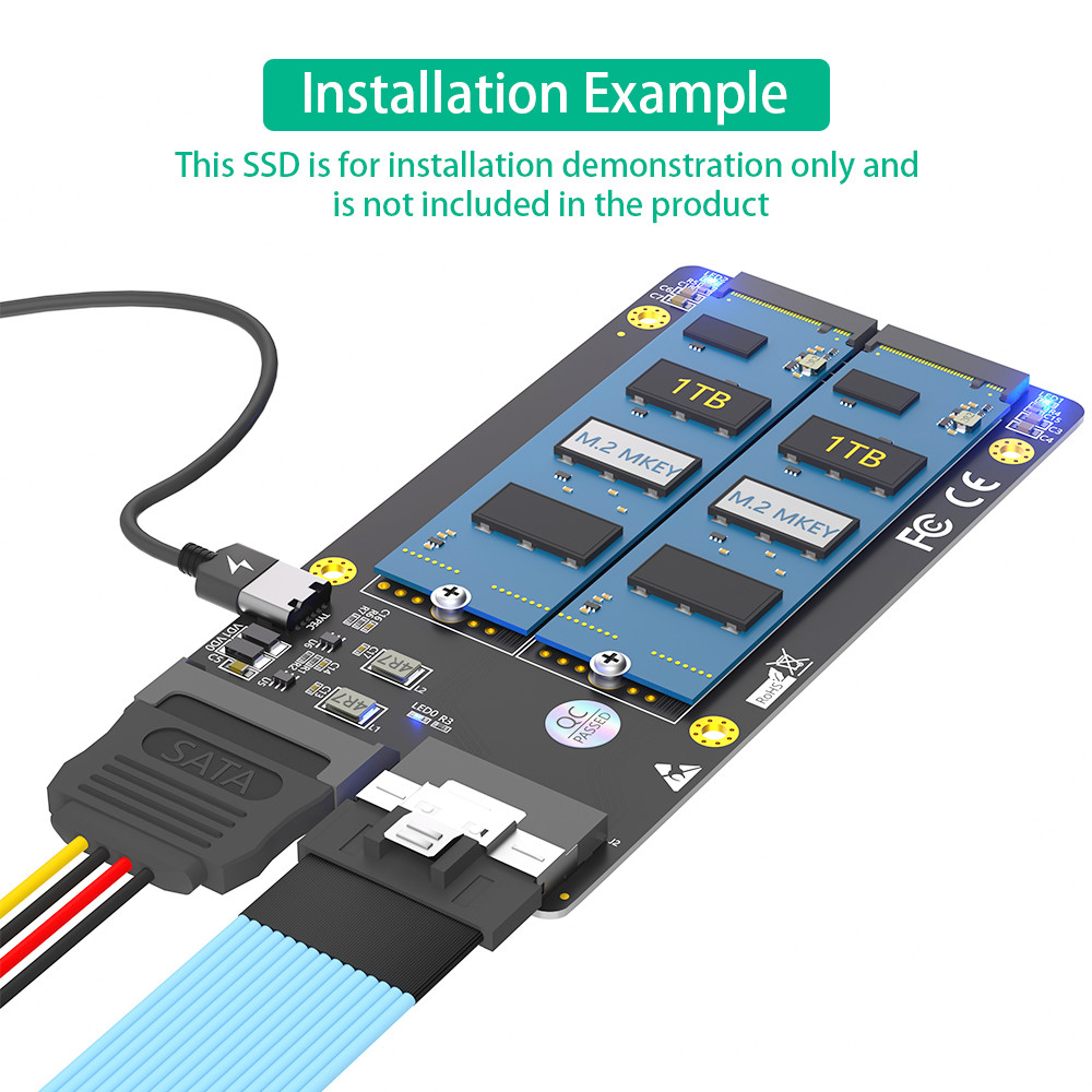 Dual 2X M.2 NVME SSD to Slimline SFF-8654 8X Adapter PCIe Bifurcation Motherboard is Required