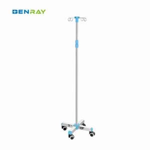 China Factory Cheap 5 Casters Stainless Steel Mobile Drip Stand wholesale