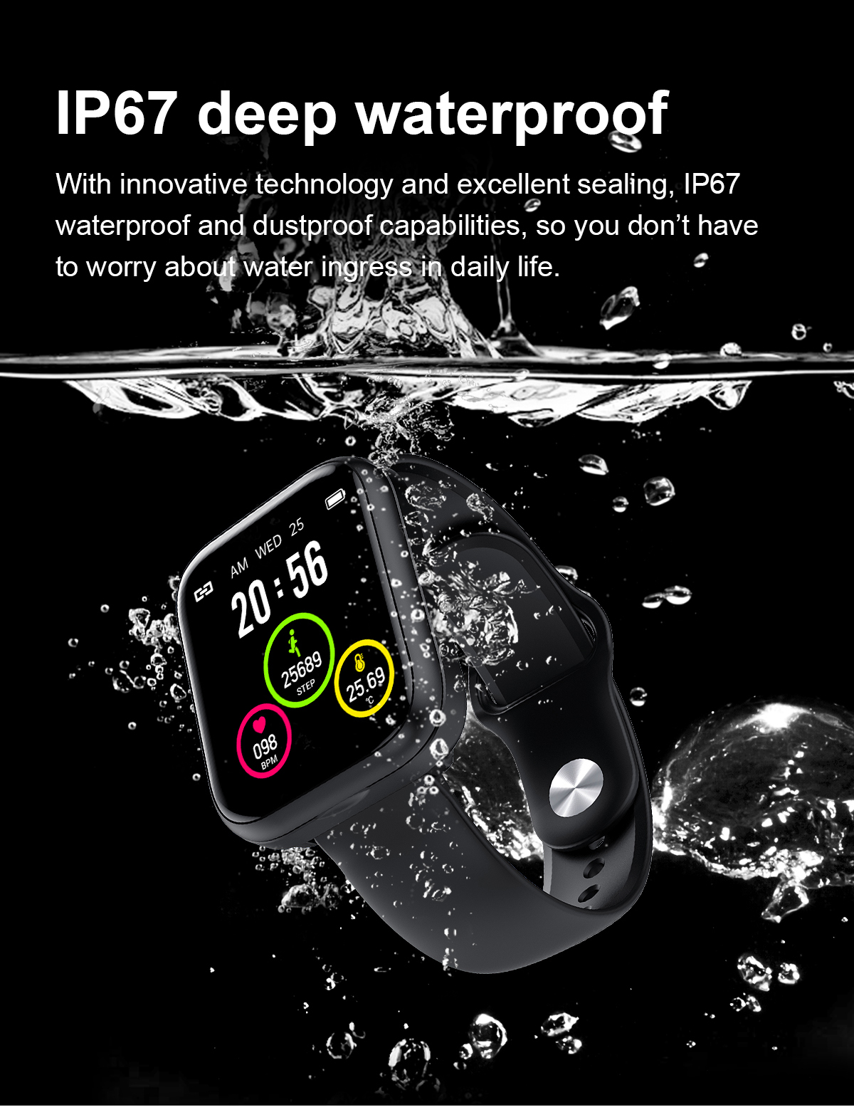 X5 Health Monitoring Smartwatch IP67 1.54inch 2 In 1 Watch And Earbuds Programmable