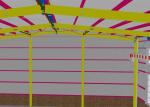 54m*20m Prefabricated Steel Workshop Construction Prefab Steel Frame House GB
