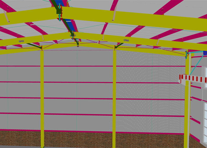 Prefabricated Industrial H Section Steel Structure Frame Building Warehouse