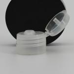 Round PP Cosmetic Bottle Clear 24mm Flip Top Lid
