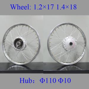 China Impact Resistance Fat Spoke Motorcycle Wheels Motorcycle Wheel Parts wholesale