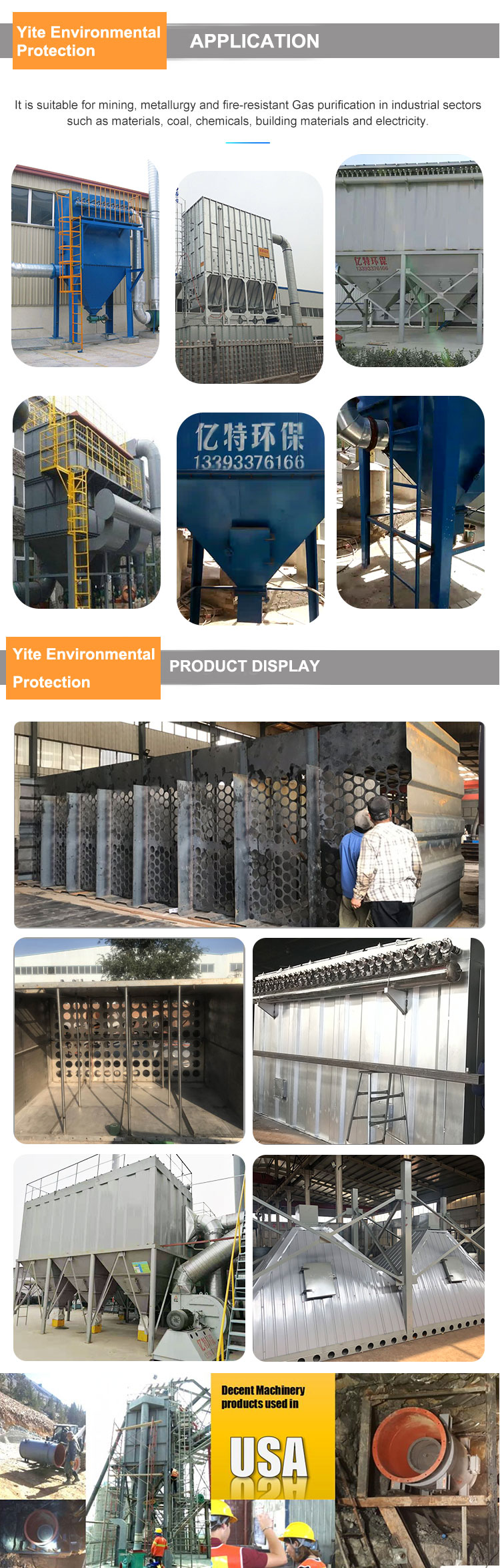 160 Piece Filter Bag Industrial Cyclone Dust Collector for Your Customer Requirements