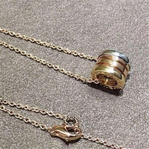 China Luxury jewelry Factory B 3 color spring Necklace 18k gold white gold yellow gold rose gold necklace wholesale