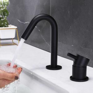 China SUS304 Stainless Steel Single Hole Single Handle Basin Mixer in Chrome Matte Black Gold Sn wholesale