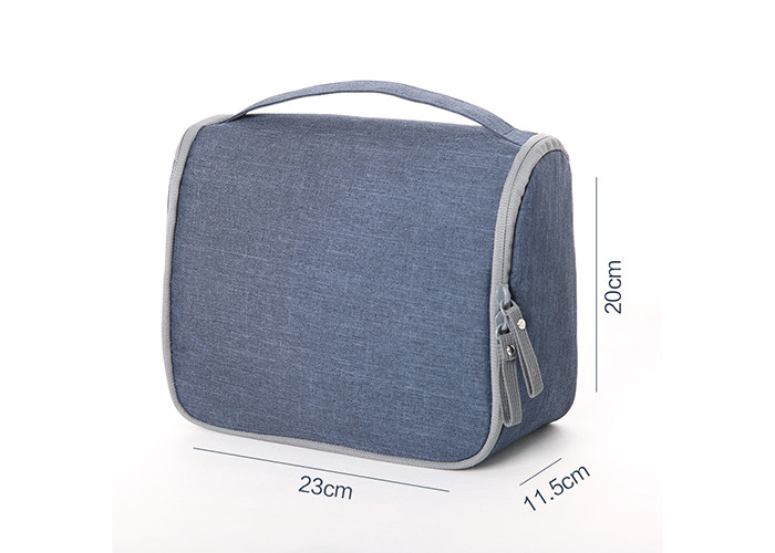 Waterproof Mens Toiletry Bag Customized Logo Available With Black Inside Lining