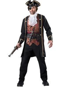 China 2016 costumes wholesale high quality fancy dress carnival sexy costumes for halloween party Pirate Captain wholesale