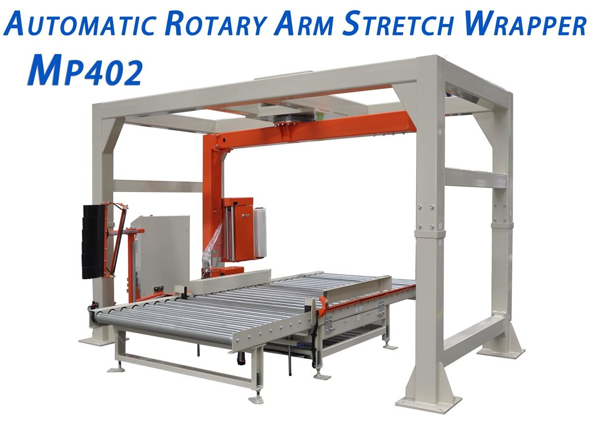 Automatic Rotary Product Wrapping Machine 40-45 Pallets/H With PLC Control
