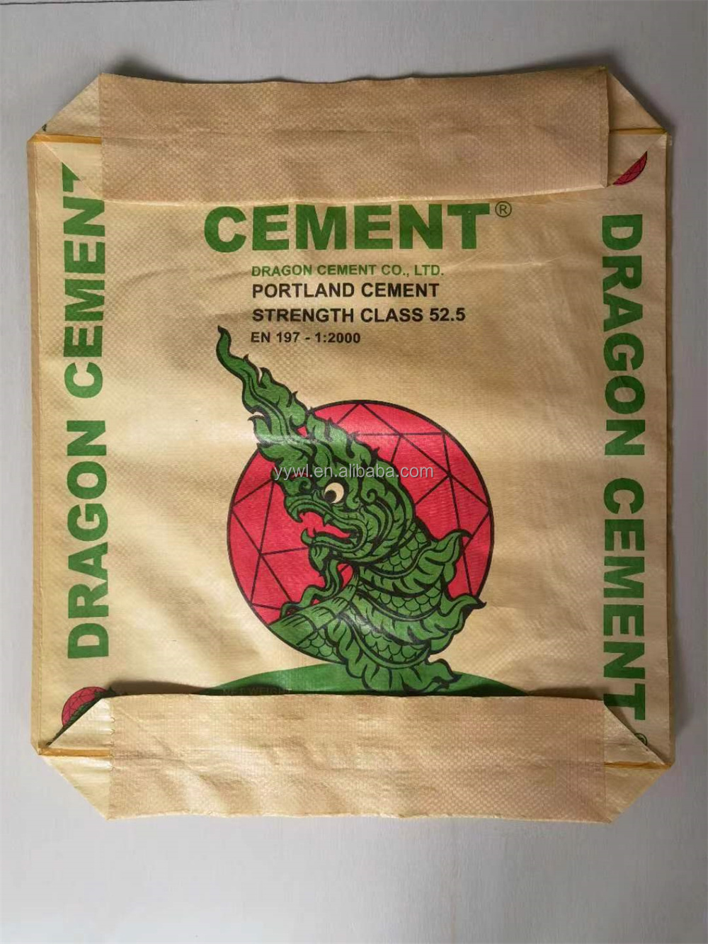 Hot Selling Pp Bottom Block Bag 50 Kg 50Kg Empty Sack