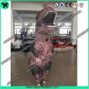 China Cute Inflatable Dinosaur Advertising Inflatable Cartoon Dinosaur Mascot Costume wholesale