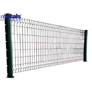 China 3D Curved Welded Wire Mesh Fence Galvanized PVC Coated 50X100MM wholesale