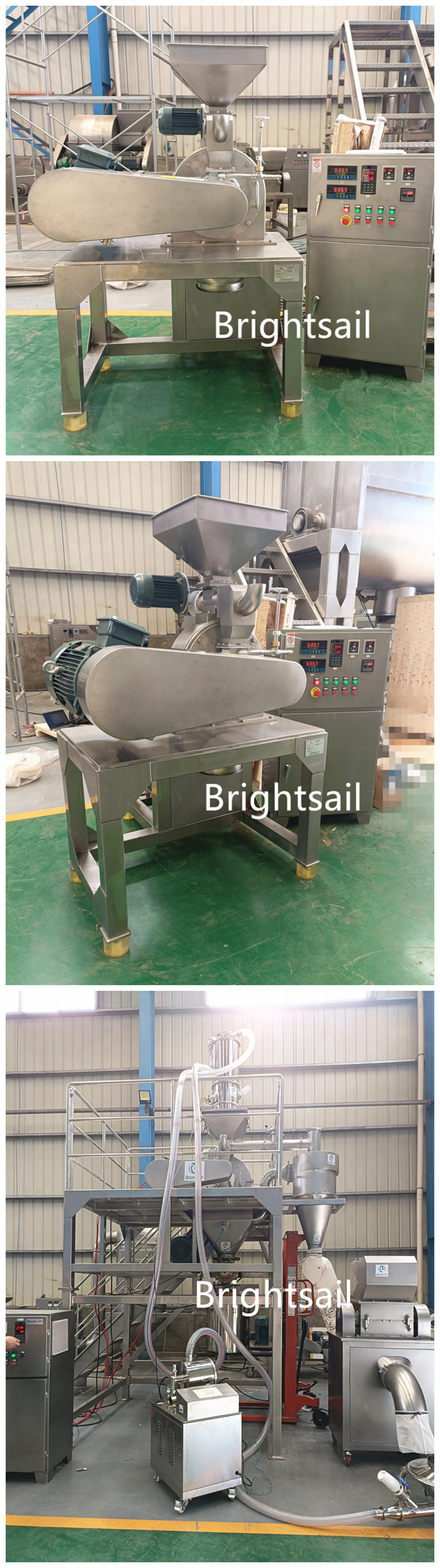 Brightsail Cocoa Powder Contraplex Pin Mill wide chamber pin mill