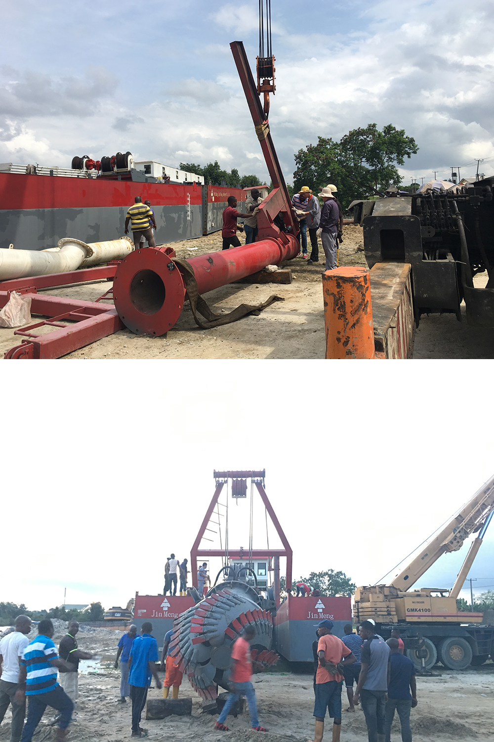 Dredger assembly demonstration