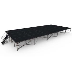 China Telescopic 4x4 1.22x2.44m Portable Stage Risers For Event wholesale