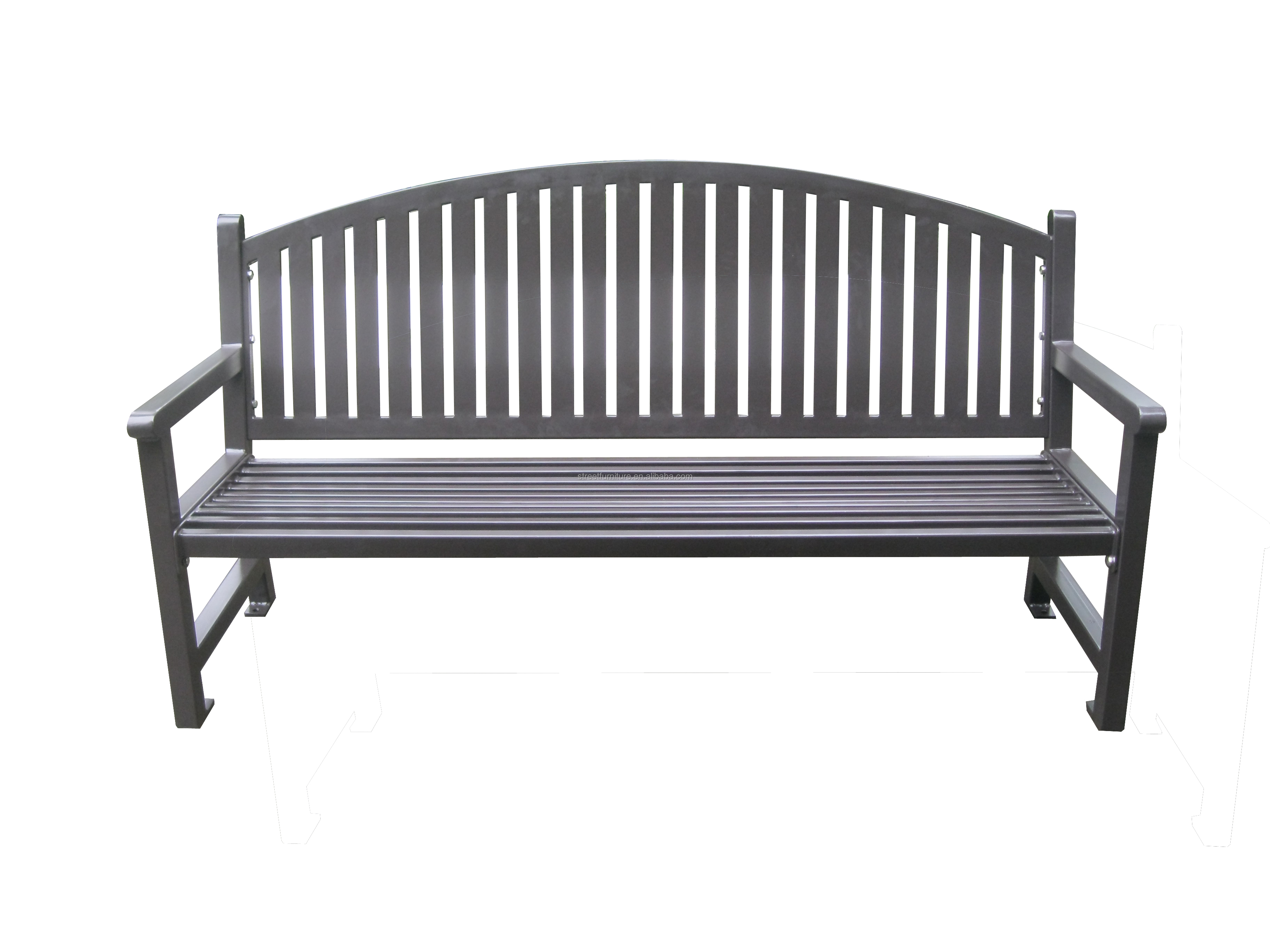 6 Feet Commercial Outdoor Metal Benches For Park Garden Community