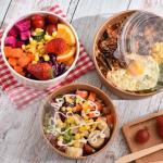 Take Away Kraft Paper Salad Bowl Food Container Customized Disposable Kraft