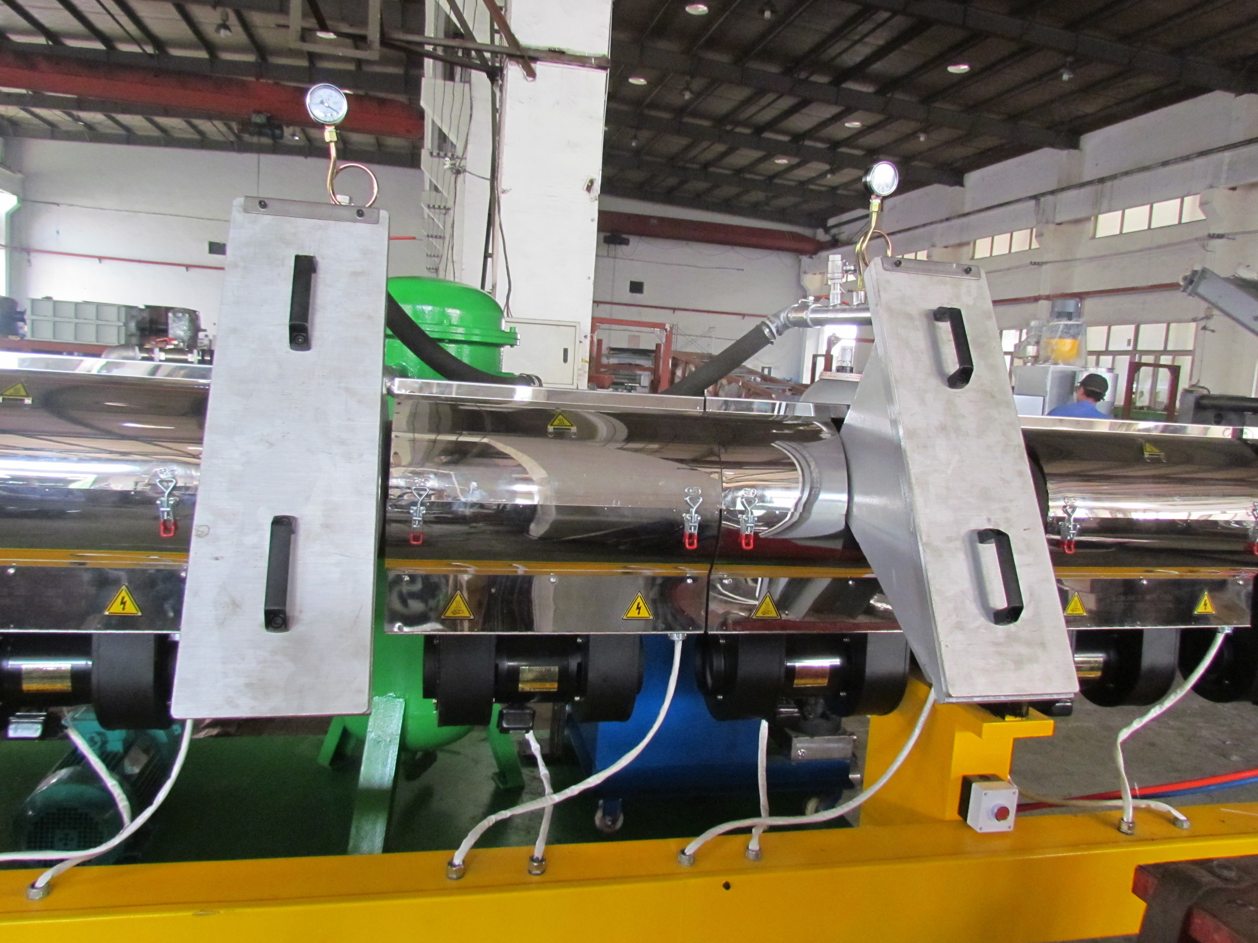 All In One 800kg/H Compaction Plastic Granulating Line