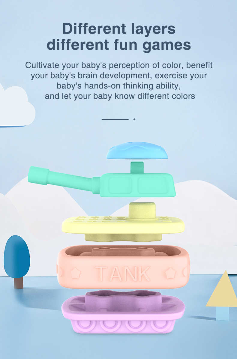 Patented Soft Silicone Building Blocks 100% Food Grade Platinum Silicone