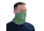 Orange Red UV Headwear Size 25*50 CM Seamless Scarf Polyester