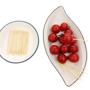 Disposable Bamboo Tooth Picks Hygienic And Single Use Temperature Resistance