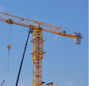 China 50m Flat Top Tower Crane Lift Capacity 16 Ton wholesale