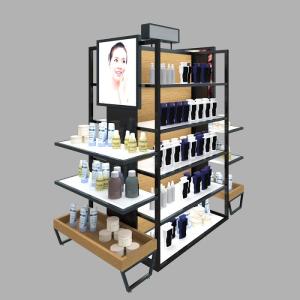 China Black Stainless Steel Display Racks Indoor Elegant Appearance wholesale