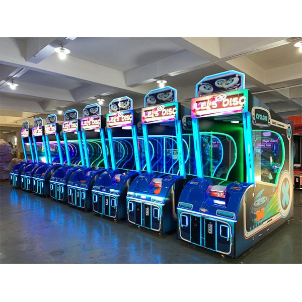 Let's Disc game center Redemption Arcade Machine Prize Games With Video Screen