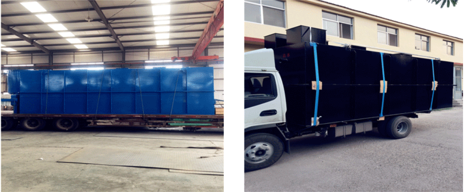 Commercial Wastewater Treatment Tank 1-50 M³ Capacity For Hotels Restaurants