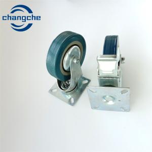 China Noiseless 500kg Heavy Duty Caster Wheels Castors With Brake wholesale