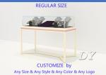 Pre Assemble Wood Glass Jewelry Store Showcases Fixtures For Exhibition