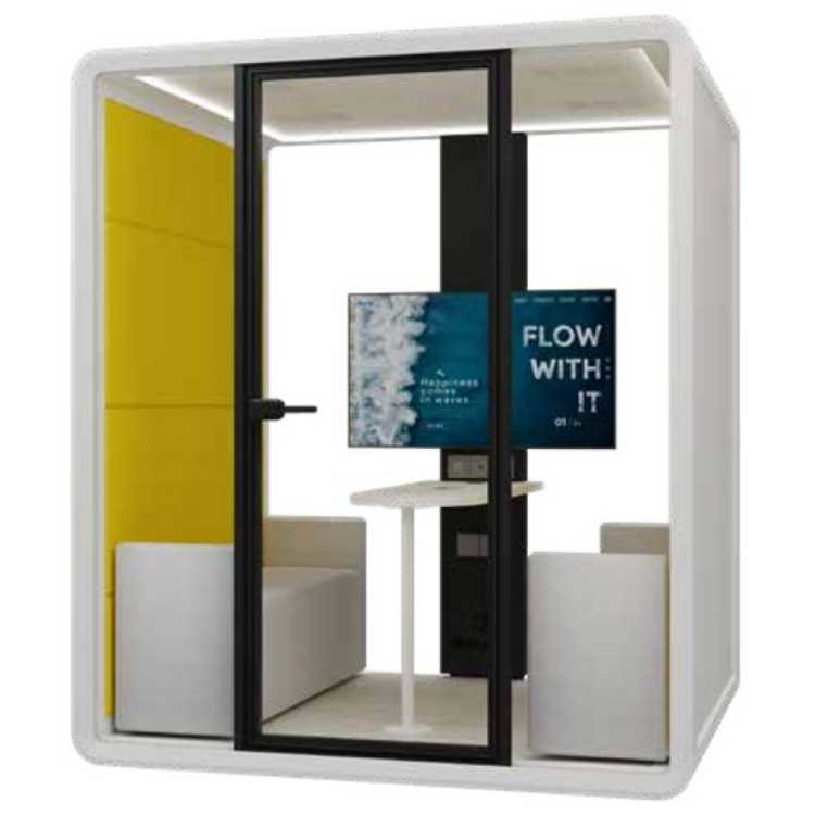 Massimo Four Persons Acoustic Telephone Booth No Disturbing Meeting Acoustic Pods