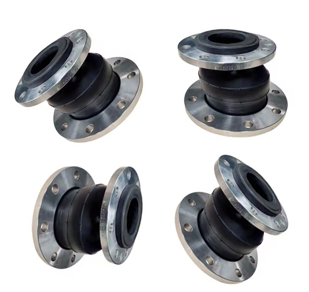 Carbon Steel Flange Compensator Single Ball Flexible EPDM Eccentric Reduction Rubber Expansion Joint