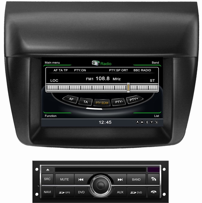 Ouchuangbo S100 Car GPS DVD Radio Head Unit Navigation for Mitsubishi L200 (Low) 1GB CPU 512M DDR V-20 3-ZONE