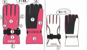 China ladies winter warm gloves wholesale
