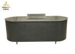 Oval Shape Electric Teppanyaki Table , Commerical Electric Hibachi Cooktop