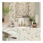 Vinyl Flower Peel And Stick Wallpaper 0.6m Floral Adhesive Contact Paper