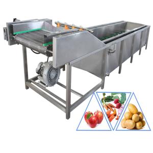 China 304 Stainless Steel 1200kg/H Vegetable And Fruit Washing Machine wholesale