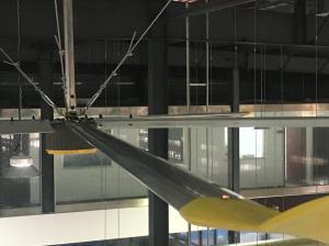 China Industrial Pmsm Motor Hvls Warehouse Ceiling Fans wholesale
