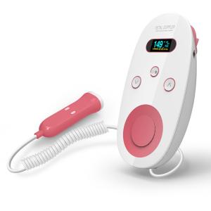 China OLED Doppler Fetal Heart Detector Home Fetal Heart Rate Monitor 20mw wholesale