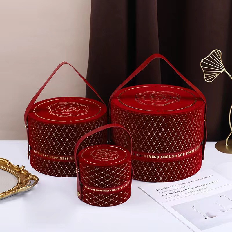 Custom Surface Velvet Gold Hot Stamp Food Chocolate Cylinder Paper Tube Packaging for FCL Shipment Requirements
