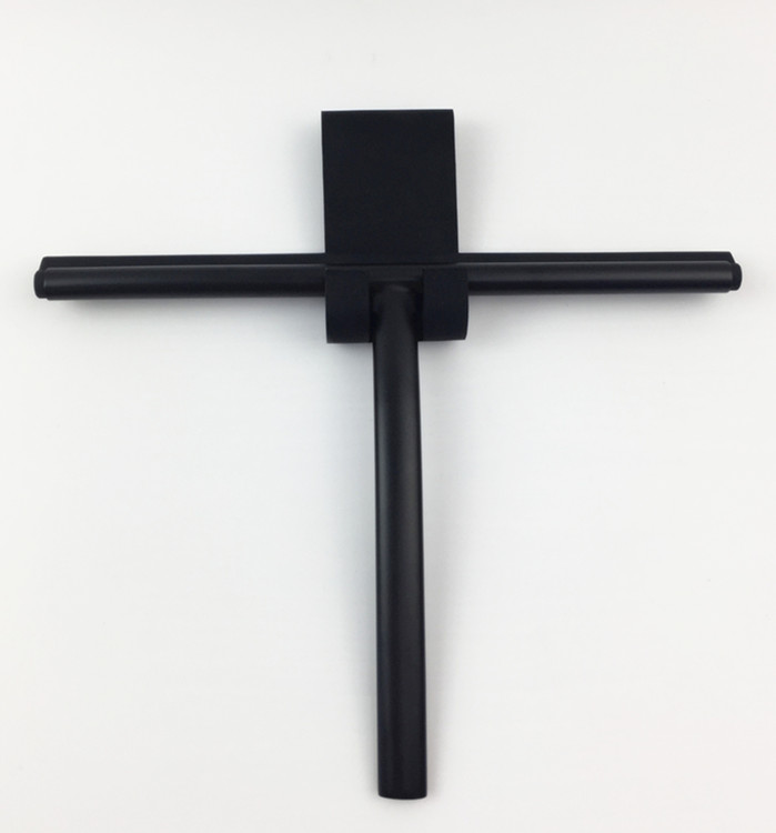 10 Inch Black Stainless Steel Window Squeegee 26.5X21X4 Cm Lightweight