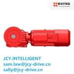 5.5KW Helical Bevel Drive Gear Motor 3HP M1A Hollow Shaft 40mm