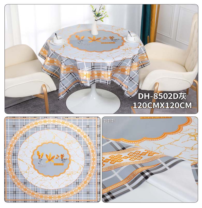 Directly Sell PVC Polyester Tablecloth for Home Party Office Hotel Shop Restaurant